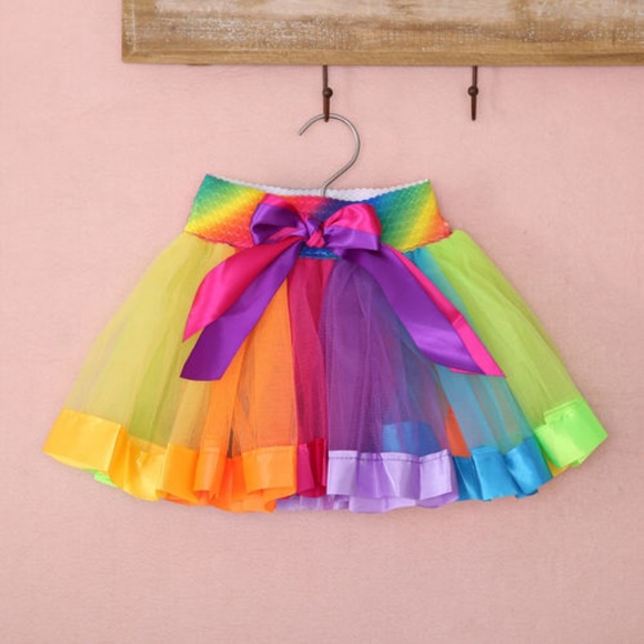 Other - Baby Girl Rainbow Tutu Skirt Dancewear 6-9 Months